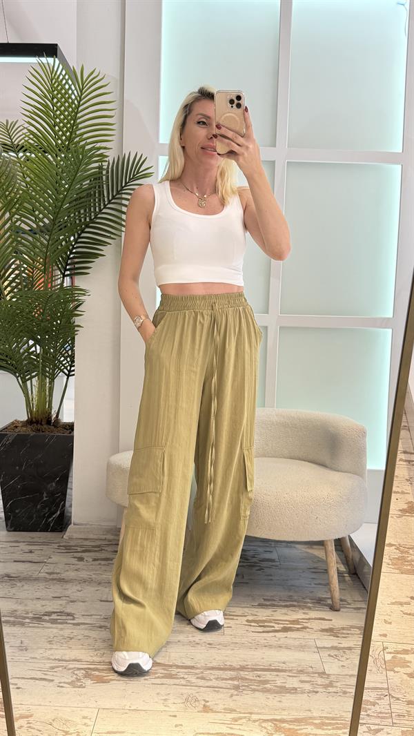 BİANA YEŞİL PANTOLON