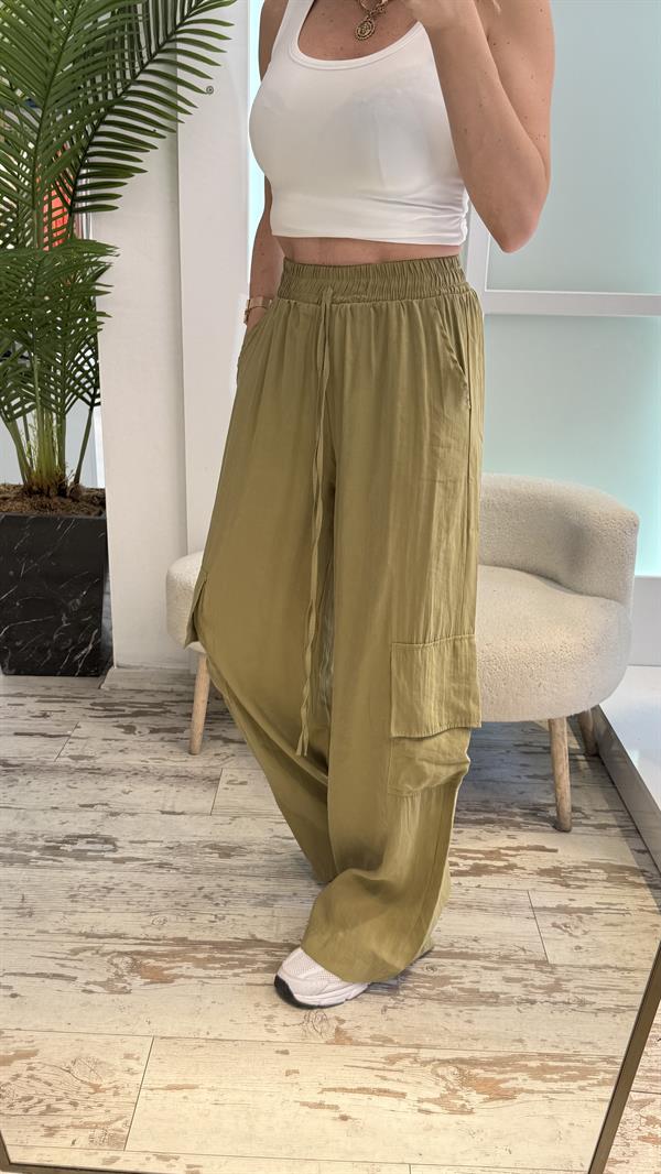 BİANA YEŞİL PANTOLON