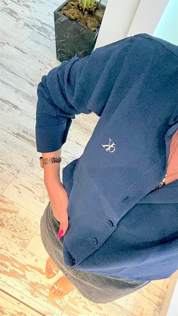 BILY LACİVERT CK MARKA GÖMLEK 