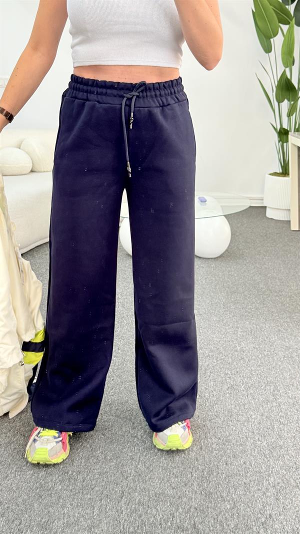 BİNS LACİVERT ŞARDONLU EŞOFMAN 