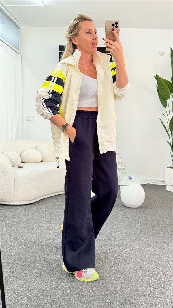 BİNS LACİVERT ŞARDONLU EŞOFMAN 