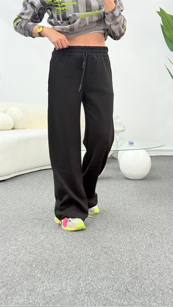 BİNS SİYAH ŞARDONLU EŞOFMAN 