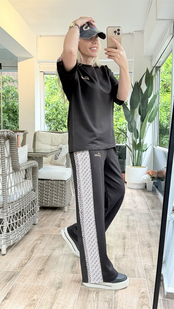 BLUN SİYAH TASARIM TAKIM 