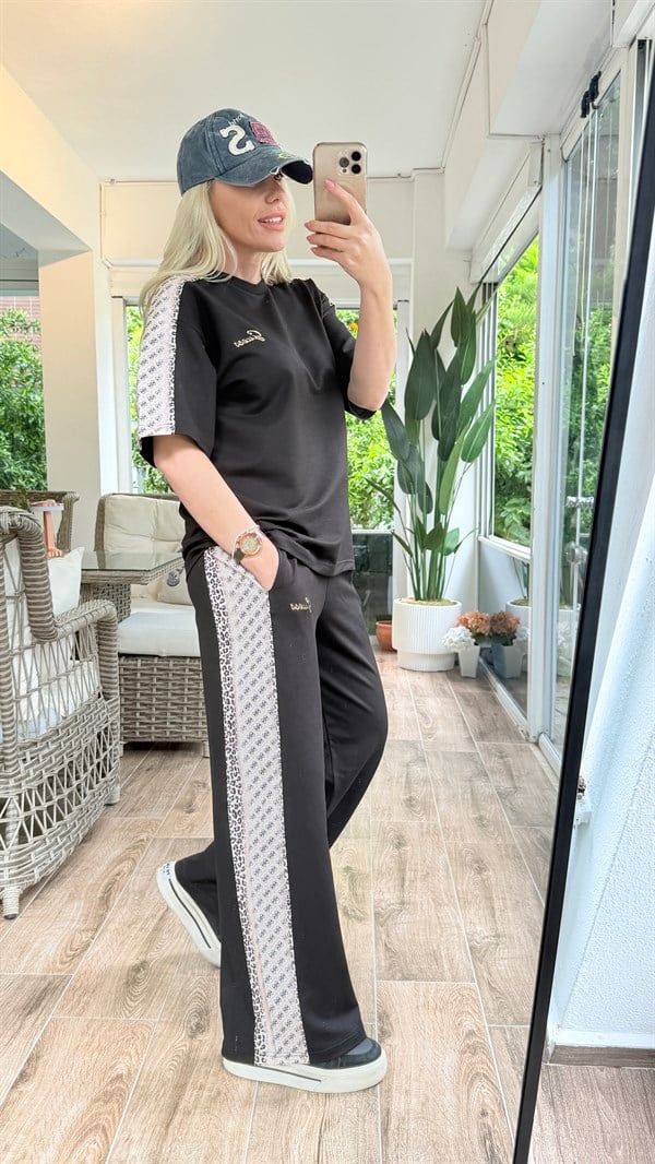 BLUN SİYAH TASARIM TAKIM 