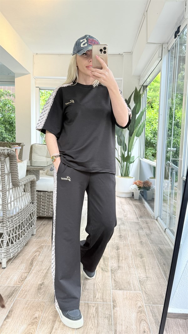 BLUN SİYAH TASARIM TAKIM 