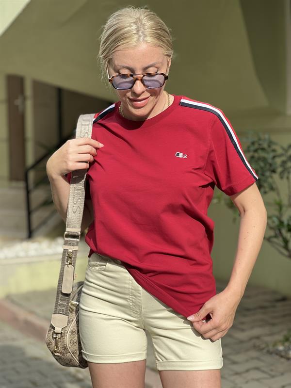 BORDO ORJ MARKA TSHRT 