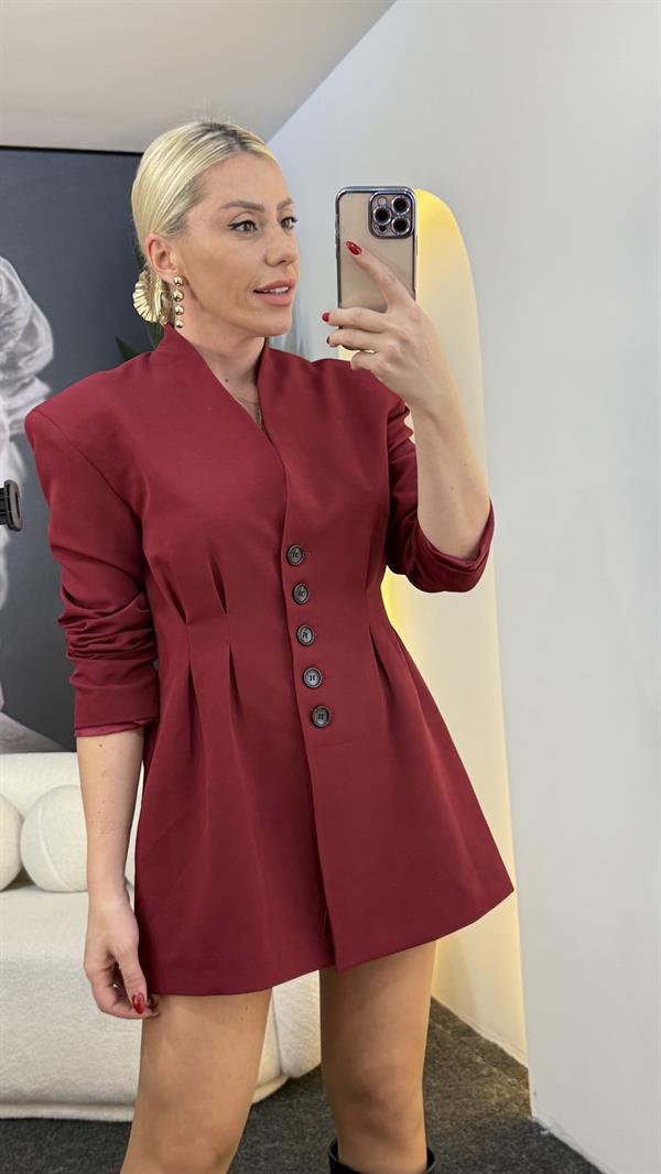 BRİCE BORDO BLAZER CEKET