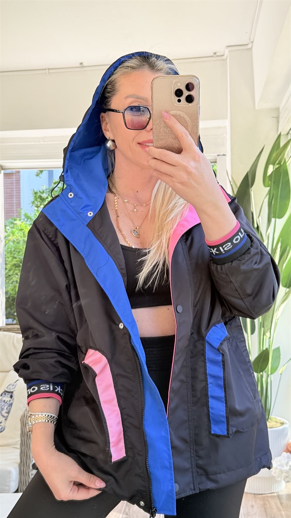 BSEL SİYAH TASARIM YAĞMURLUK