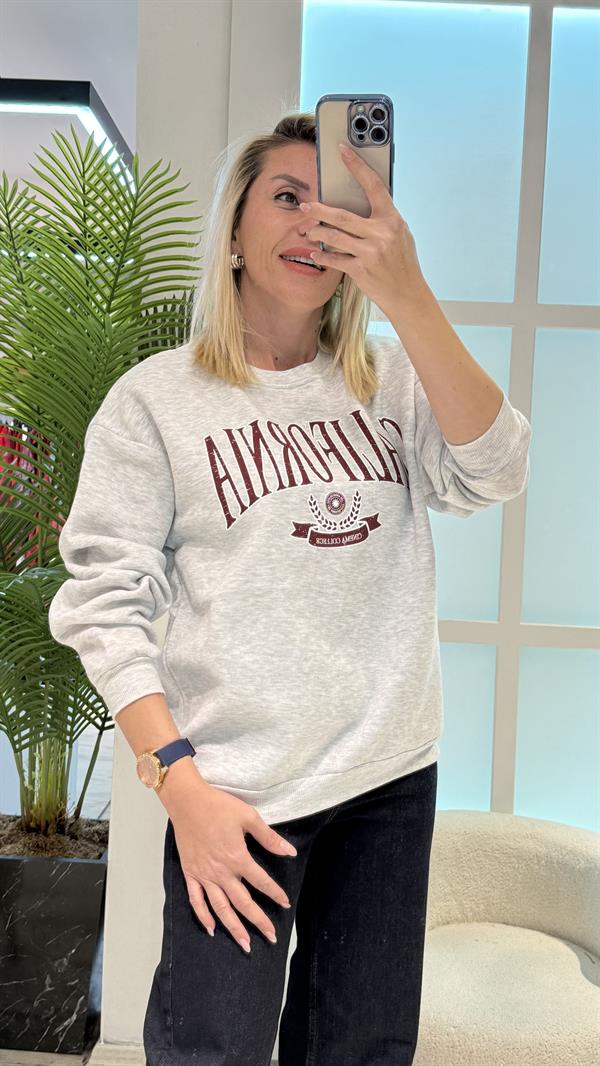 CALIFORNIA GRİ SWEAT