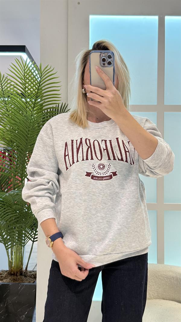 CALIFORNIA GRİ SWEAT