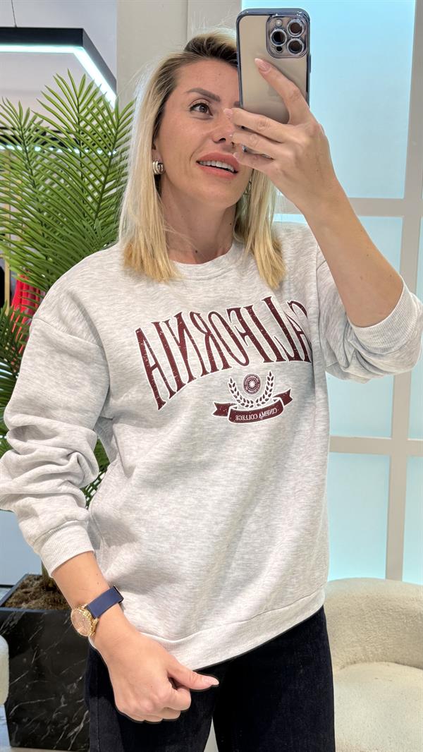 CALIFORNIA GRİ SWEAT