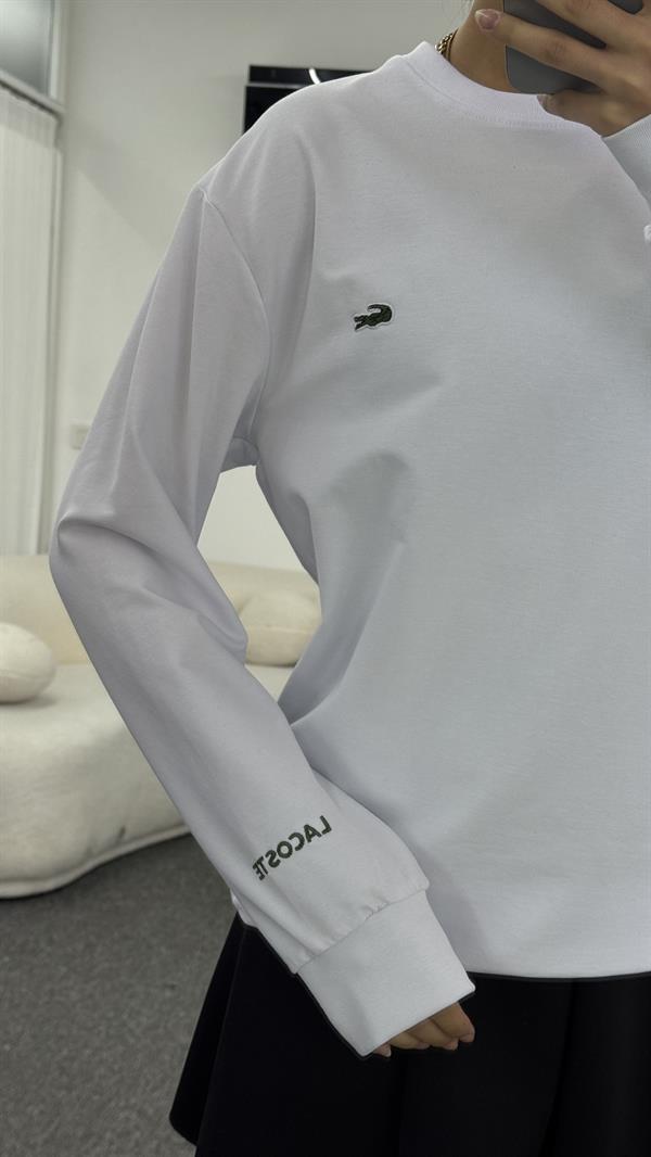 CARA BEYAZ SWEATSHIRT
