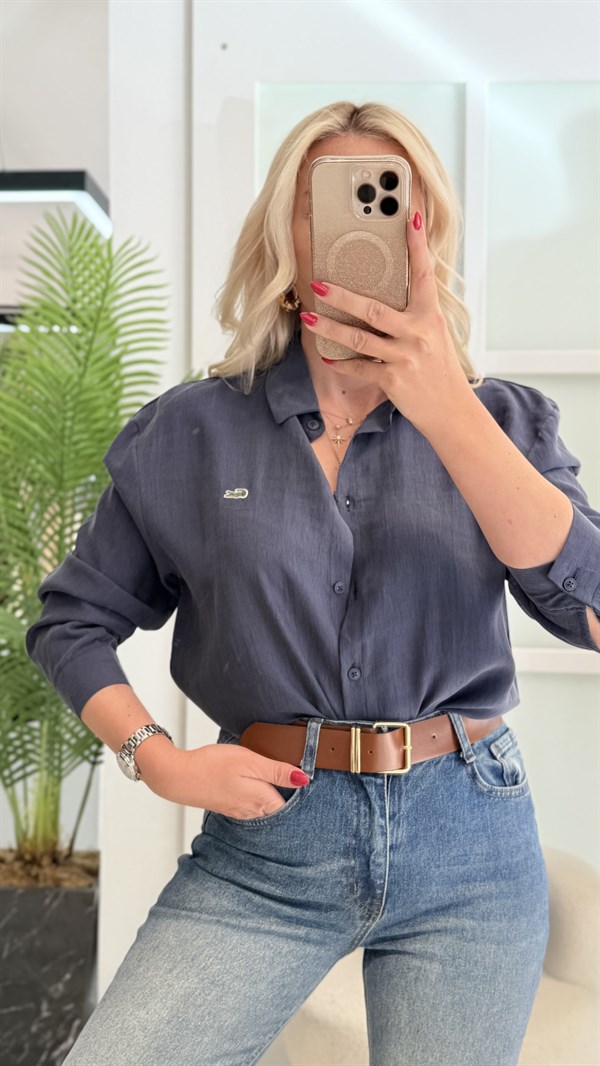 CARDY İNDİGO MAVİ GÖMLEK 