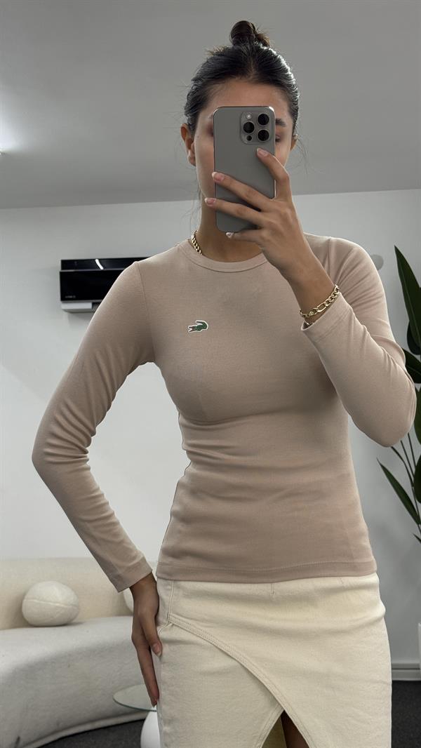 CELNİ BEJ UZUN KOLLU BODY