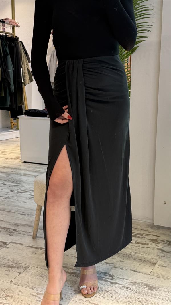 CESY BAĞLAMA DETAY ANTRASİT ETEK