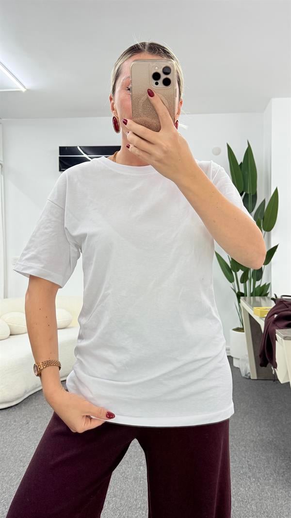 CHITY BEYAZ TSHIRT
