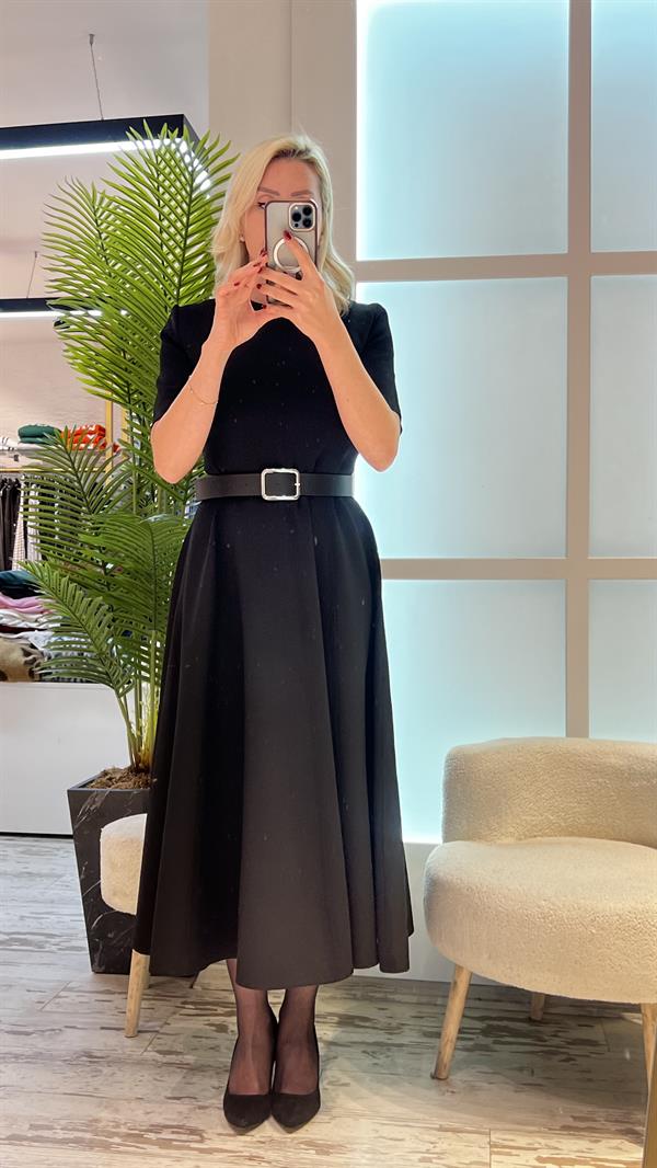 CİNDY SİYAH ELBİSE