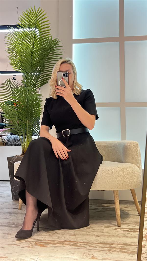 CİNDY SİYAH ELBİSE