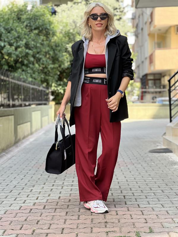 CLEAR KAPÜŞONLU SİYAH BLAZER CEKET
