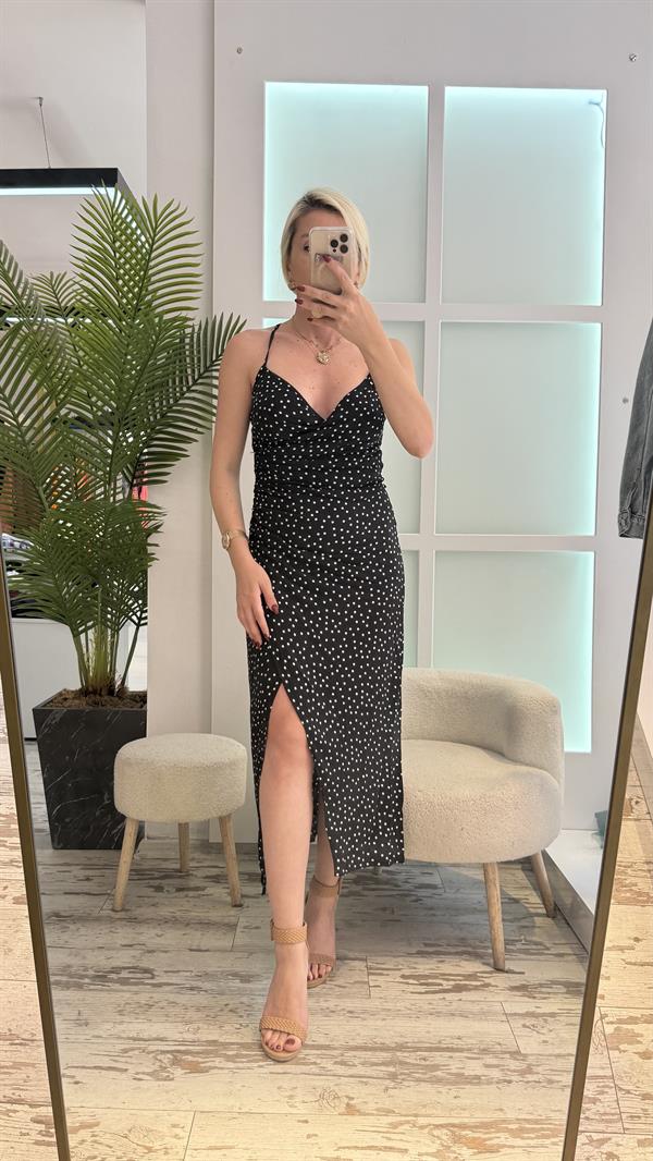 CUNTA PUANTİYELİ ELBİSE