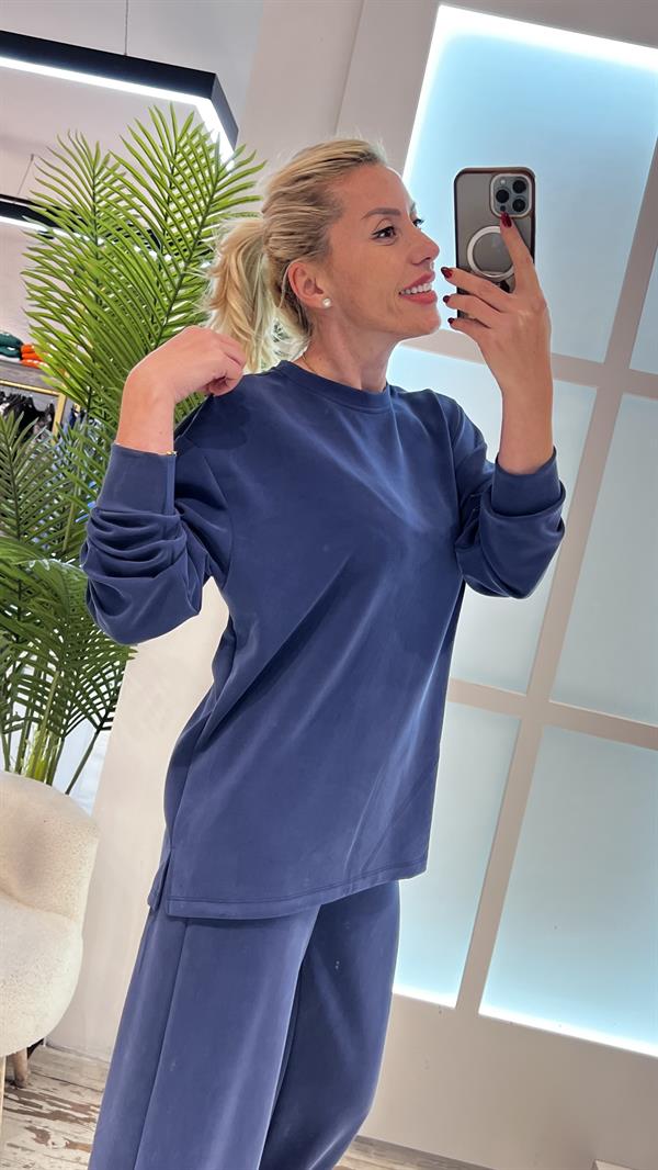 DARİCO BİSİKLET YAKA İNDİGO TAKIM