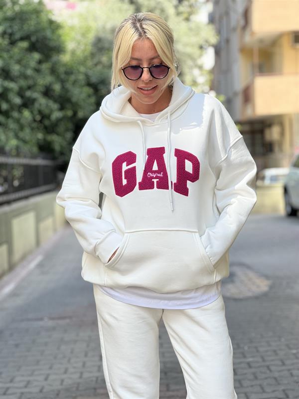 DİDEROT BEYAZ GAP SWEATSHİRT