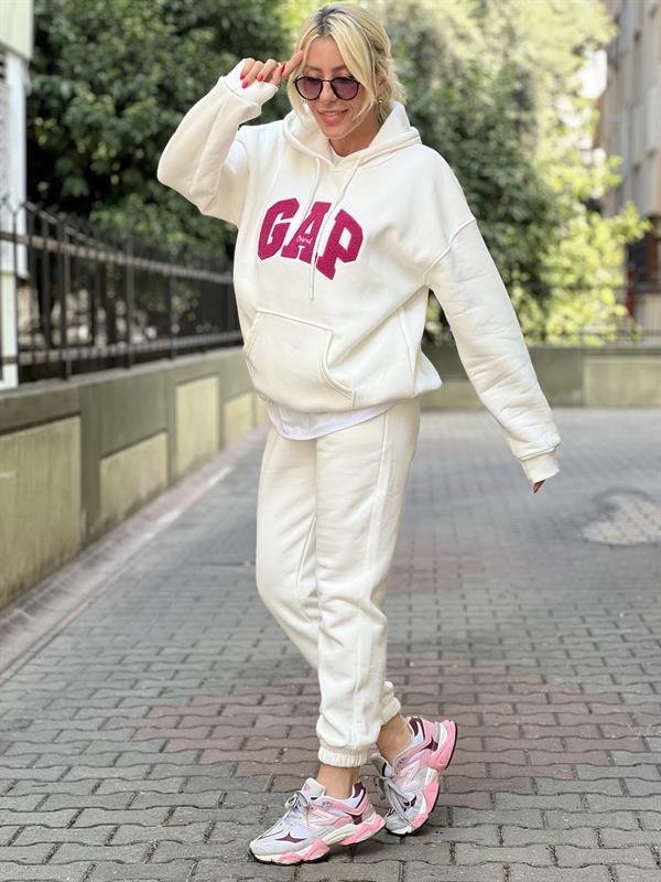 DİDEROT BEYAZ GAP SWEATSHİRT