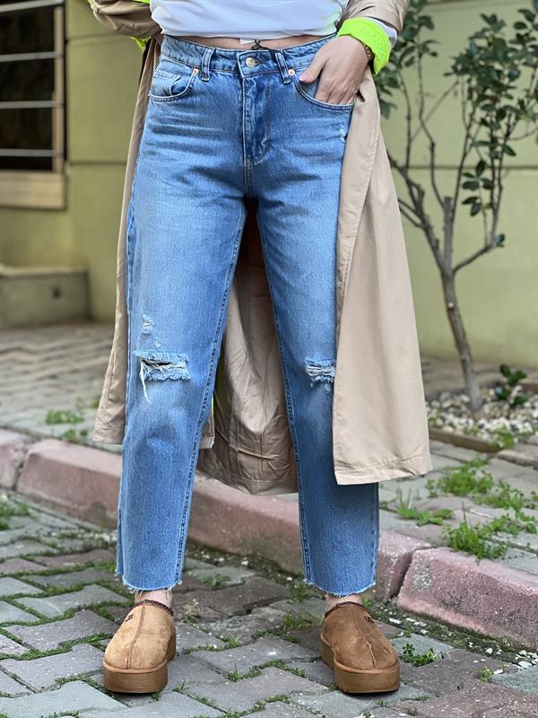 DİZİ YIRTIKLI JEAN 