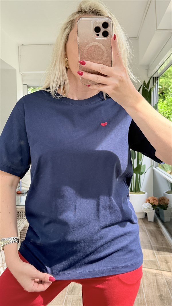 ELİNS LACİVERT TSHRT 