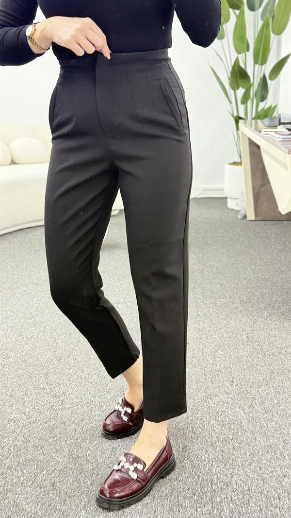 ELONS SİYAH HAVUÇ PANTOLON 