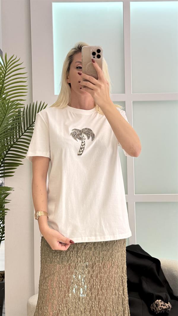 ELVİS BEYAZ TASARIM TSHIRT