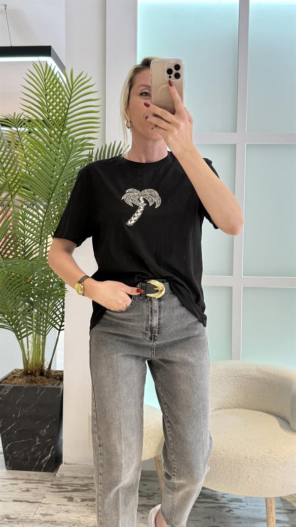ELVİS SİYAH TASARIM TSHIRT