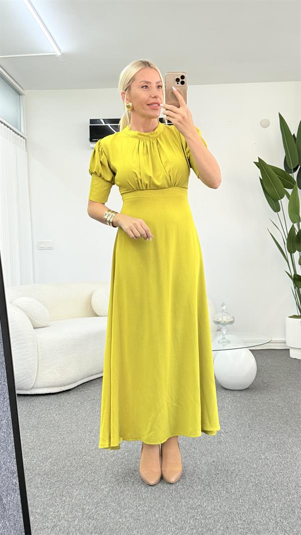 ESTELLE YEŞİL ELBİSE