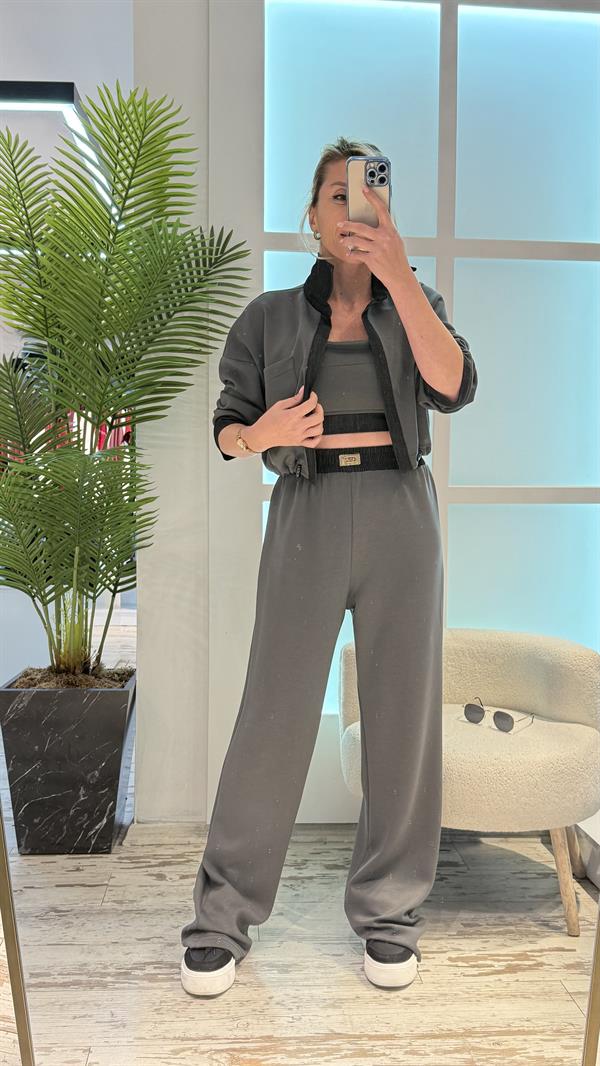 FELİCE GRİ ÜÇLÜ TAKIM