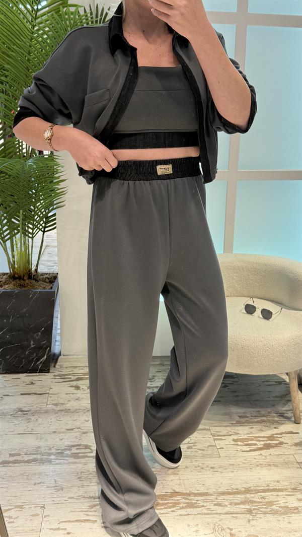 FELİCE GRİ ÜÇLÜ TAKIM