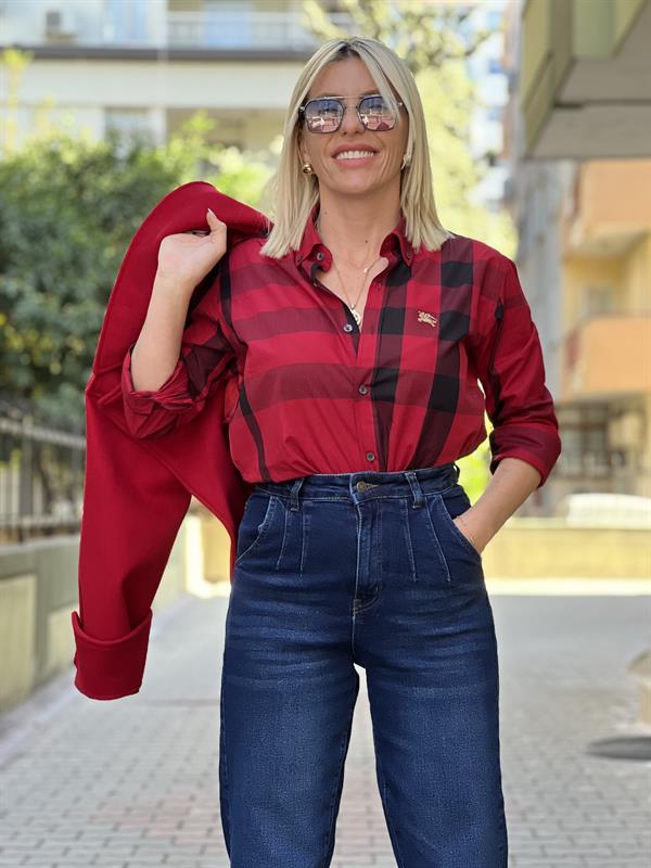 FLANEL KIRMIZI GÖMLEK