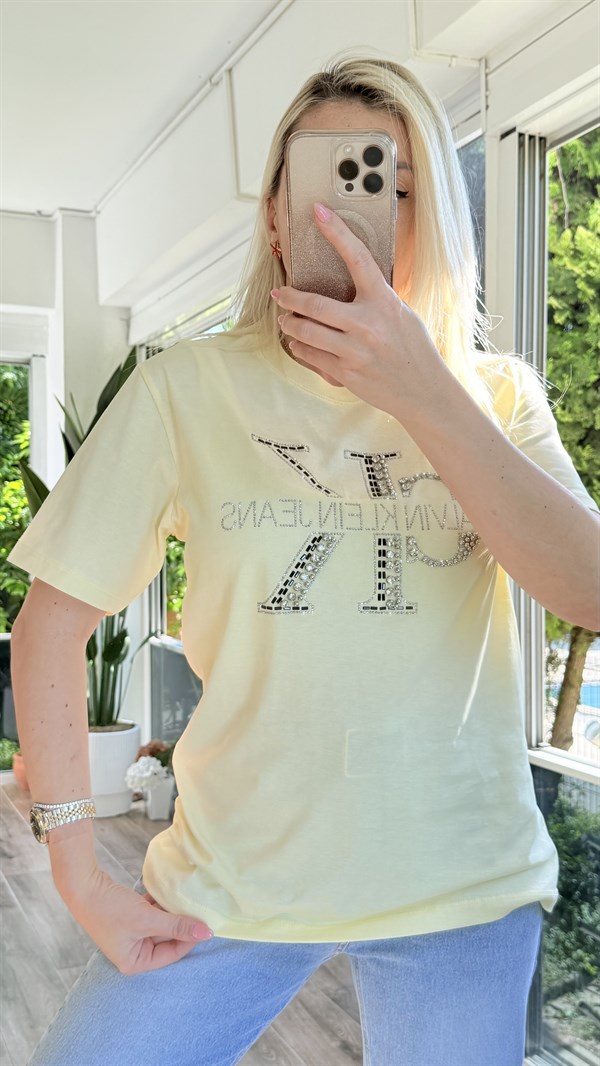 GENSO SARI TAŞLI TSHRT
