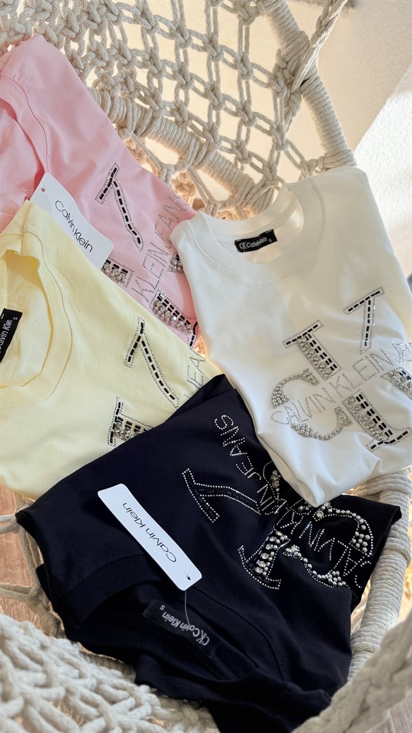 GENSO SİYAH TAŞLI TSHRT