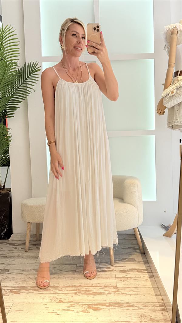 GLOVES BEYAZ ELBİSE