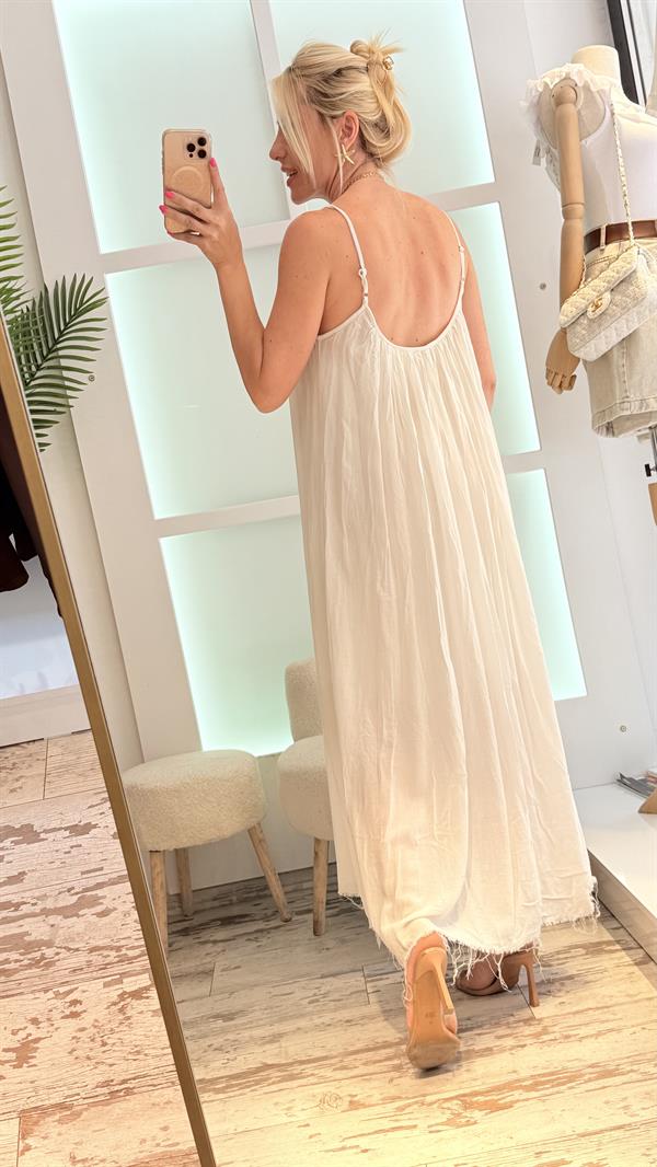 GLOVES BEYAZ ELBİSE