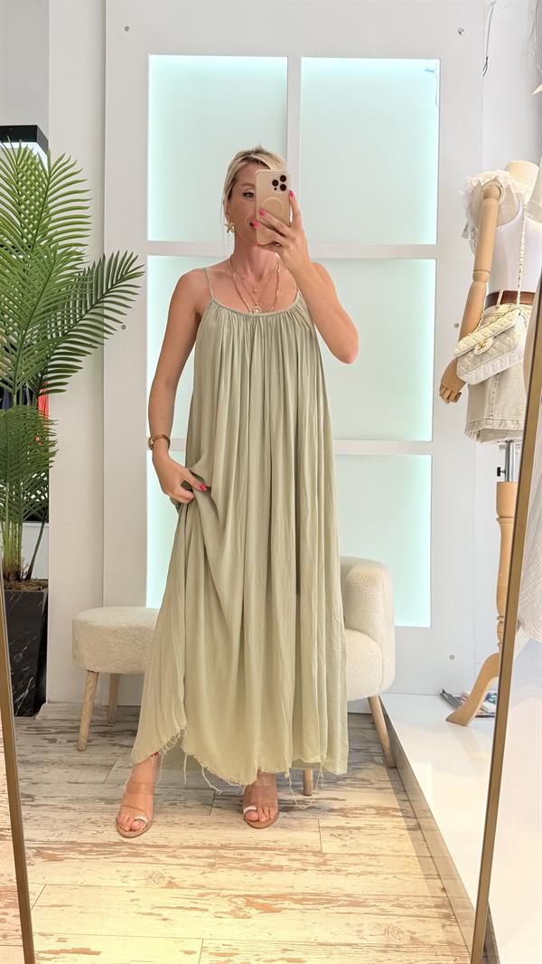 GLOVES YEŞİL ELBİSE