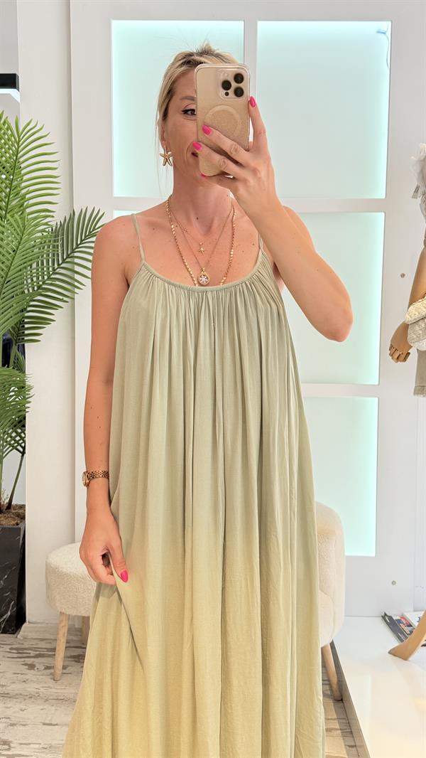 GLOVES YEŞİL ELBİSE