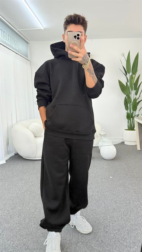 GOON ÜNİSEX SİYAH EŞOFMAN TAKIMI