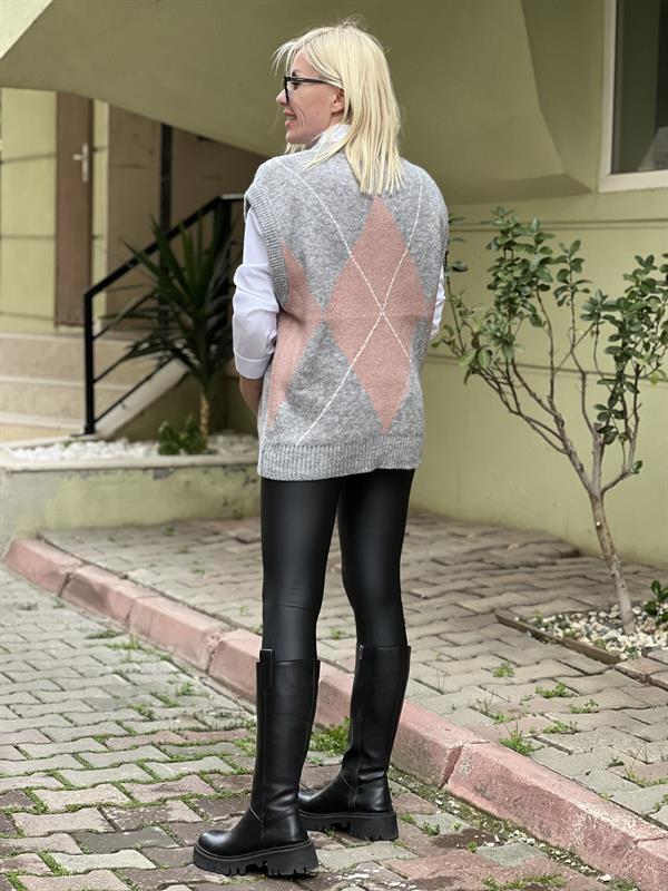 GRİ SÜVETER KAZAK