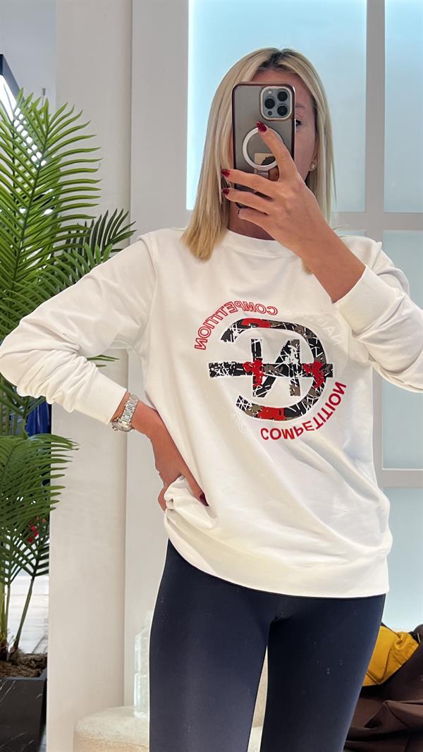 GUMBEL BEYAZ SWEATSHIRT