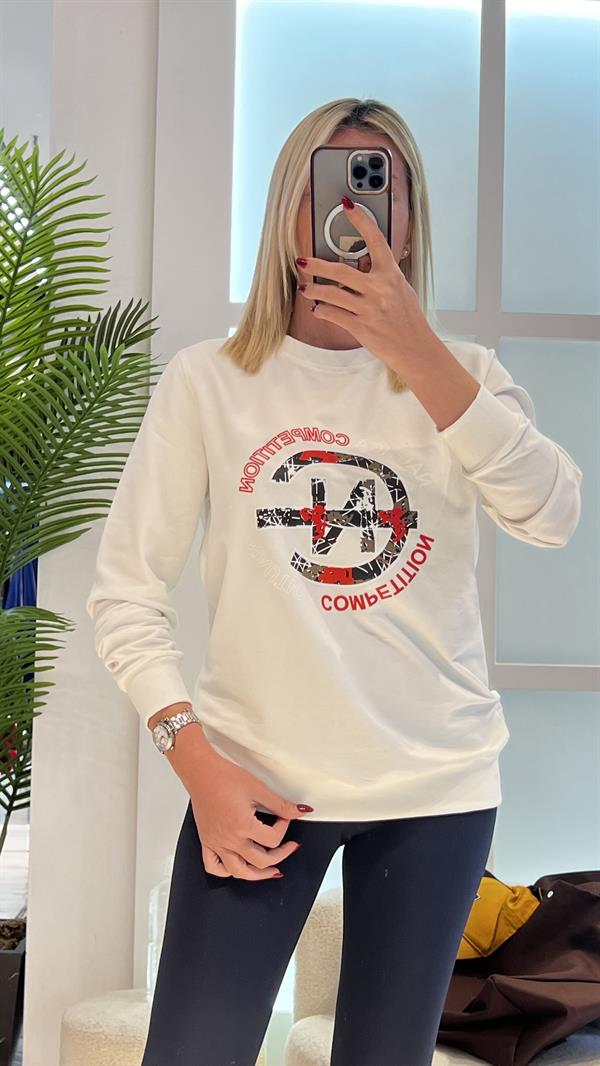 GUMBEL BEYAZ SWEATSHIRT
