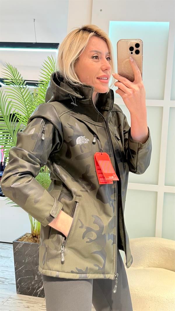 HAKİ KAMUFLAJ CEKET