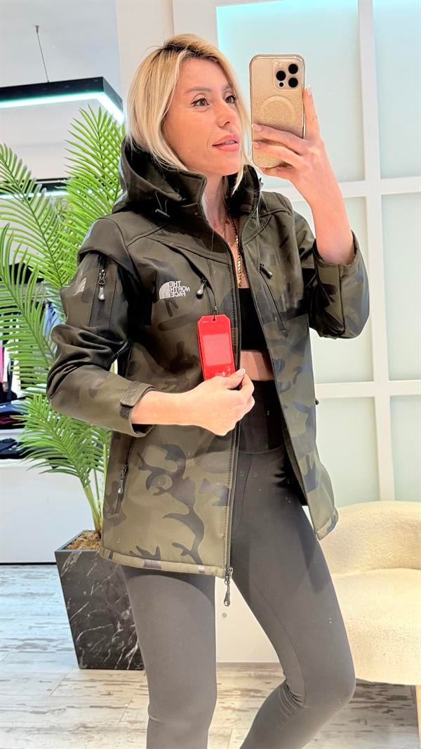 HAKİ KAMUFLAJ CEKET