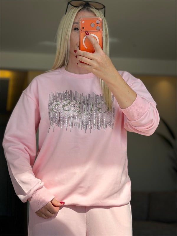 HURA PEMBE SWEATSHIRT