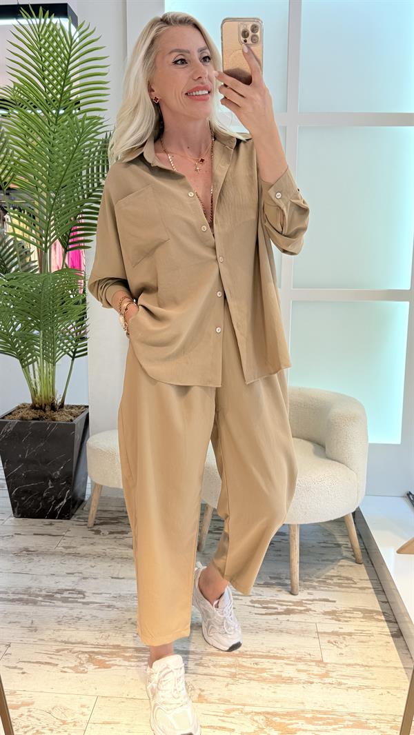 HUSKEY CREP CAMEL TAKIM 